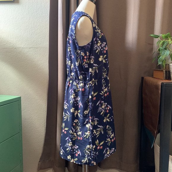 Original Nicole Miller Navy Floral Sundress - Picture 5 of 10